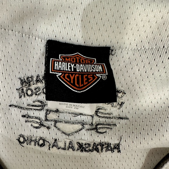 Vintage Harley Davidson Embroidered Women’s Jersey - Picture 3 of 6